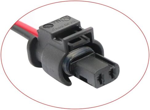 Fuel Injector Wiring Connector Pigtail Plug Socket 7543312-02 8J0973202 8J0-973-202 872-857-561 Compatible with BMW VW Audi Porsche in Saudi Arabia