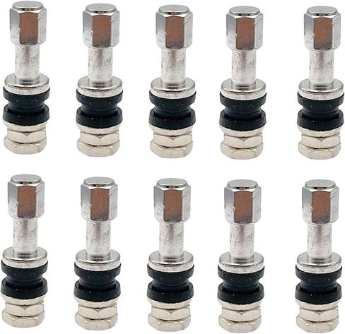 20Pcs TR600HP High Pressure Tire Valve Stems Tubeless Black Brass Rubber Snap-in Tire Valves Compatible with 0.453 inches Rim Holes Vehicles Trucks Trailers Cars in Saudi Arabia