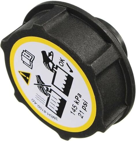 Coolant Expansion Tank Radiator Cap for Ford Focus 2012-2017 Radiator Tank Cap for Mazda 3 2004-2013 Replacement 3M5H-8100-AD 1Pcs Black in Saudi Arabia