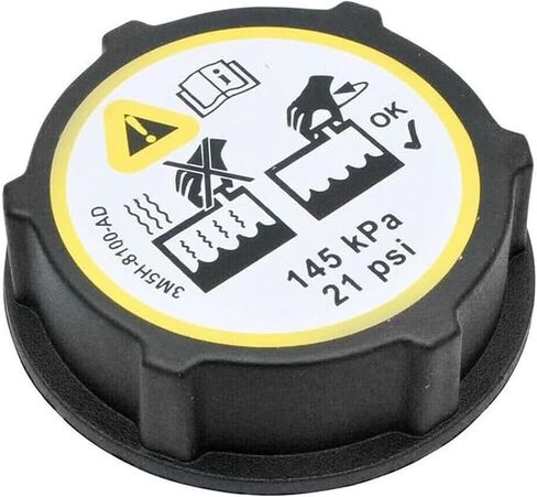 Coolant Expansion Tank Radiator Cap for Ford Focus 2012-2017 Radiator Tank Cap for Mazda 3 2004-2013 Replacement 3M5H-8100-AD 1Pcs Black in Saudi Arabia