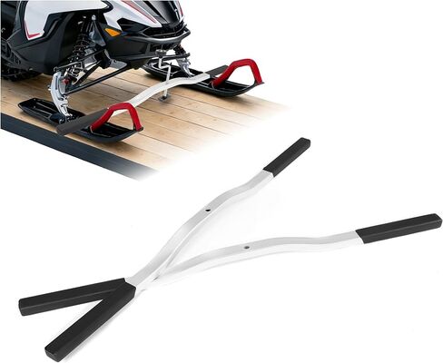 Universal Trailer Ski Bar Snowmobile Tie Down Pair Aluminum Bars Black & Silvery Oxidation in Saudi Arabia