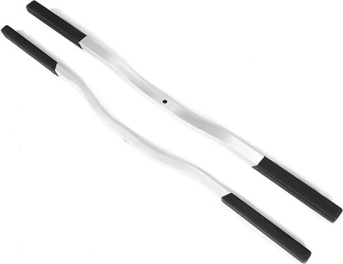 Universal Trailer Ski Bar Snowmobile Tie Down Pair Aluminum Bars Black & Silvery Oxidation in Saudi Arabia