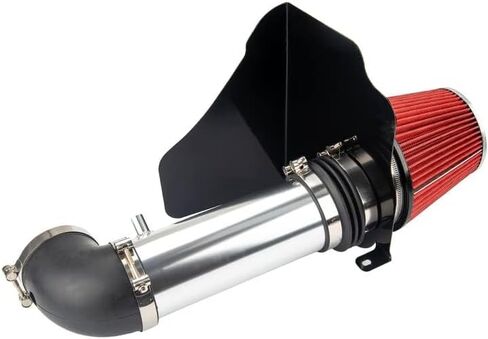 KAC Air Intake Kit, Cold Air Intake w/Filter Replacement for 2005-2008 Magnum, 2006-2010 Charger, 2008-2010 Challenger, 2005-2010 300 C Sedan R/T & SRT-8 Hemi 5.7L 6.1L V8 (Red) in Saudi Arabia
