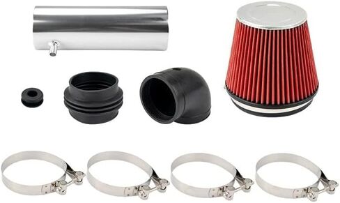 KAC Air Intake Kit, Cold Air Intake w/Filter Replacement for 2005-2008 Magnum, 2006-2010 Charger, 2008-2010 Challenger, 2005-2010 300 C Sedan R/T & SRT-8 Hemi 5.7L 6.1L V8 (Red) in Saudi Arabia