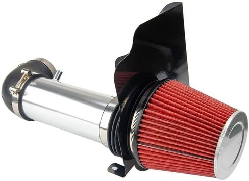 KAC Air Intake Kit, Cold Air Intake w/Filter Replacement for 2005-2008 Magnum, 2006-2010 Charger, 2008-2010 Challenger, 2005-2010 300 C Sedan R/T & SRT-8 Hemi 5.7L 6.1L V8 (Red) in Saudi Arabia