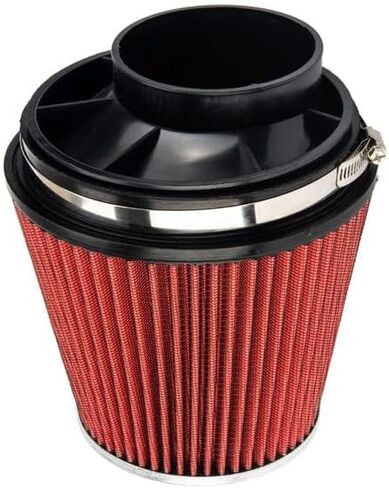 KAC Air Intake Kit, Cold Air Intake w/Filter Replacement for 2005-2008 Magnum, 2006-2010 Charger, 2008-2010 Challenger, 2005-2010 300 C Sedan R/T & SRT-8 Hemi 5.7L 6.1L V8 (Red) in Saudi Arabia