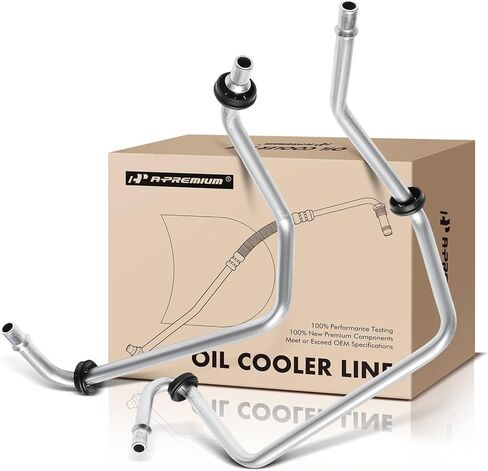 A-Premium Automatic Transmission Oil Cooler Line Hose Assembly Compatible with Ram 1500 2013-2018, 1500 Classic 2019-2021, 3.6L 4.7L 5.7L in Kuwait