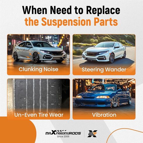 maxpeedingrods 2 قطعة ذراع التحكم العلوي الأمامي مع وصلة كروية لشاحن دودج 2006-2023 تشالنجر 2008-2023 ماغنوم 2005-2008 كرايسلر 300 2005-2023، 620177 K620178 مجموعة ذراع التحكم في التعليق in Saudi Arabia