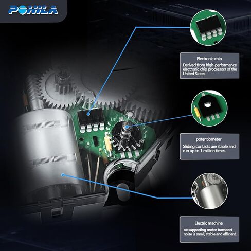 HVAC Heater Blend Door Actuator with Gear Compatible with 2011 2012 2013 Jeep Grand Cherokee Dodge Durango Replaces 68079488AA 68079488AB 604-045 in Kuwait