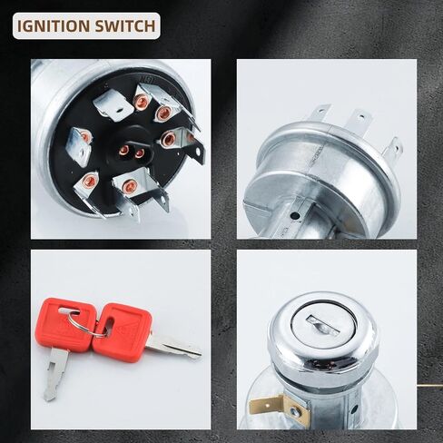 Ignition Switch for John Deere S550 S650 S660 S670 S680 S685 S690 T550 T560 T660 T670 8100 8200 8300 8400 8500 8600 Replace RE61717 RE264579 LVA21501 RE56411 RE48214 in Saudi Arabia