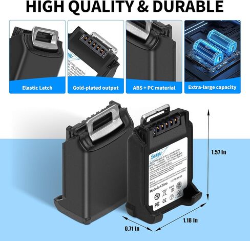 10PACK 735mAh RS5100 Battery Replacement,for Zebra Scanner RS51 RS5100 RSBT5 RS61 RS6100 BT-000397 BT-000398 RS61B0 RS61C0 RS51B0 RS51C0 BTRY-RS51-7MA-01. in Kuwait