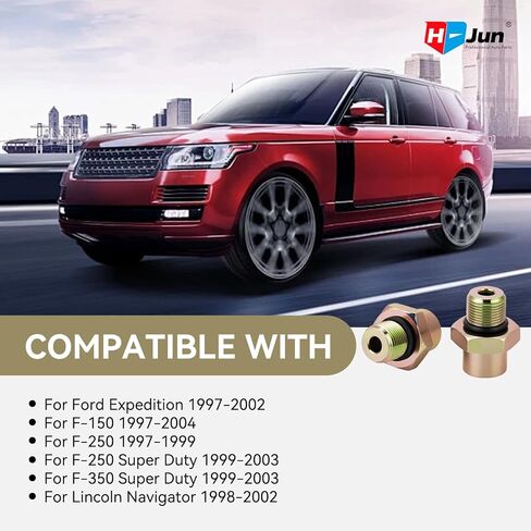 موصل أنبوب زيت مبرد Tansmission يناسب Ford Expedition 1997-2002، F-150 1997-2004، F-250 1997-1999، F-250 Super Duty F-350 Super Duty 1999-2003، Lincoln Navigator 1998-2002 (الخيط 5/8-18UNF) in Saudi Arabia