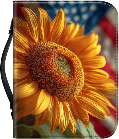Leather Bible Cover Case for Women 12.2 * 9.06 * 2.76, Bible Bag Carrying Case with Handle Pen Slots Study Bible Supplies,Book Tree Flowers in Saudi Arabia