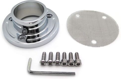 XKMT-Exhaust Tip Muffler Power Outlet Compatible With Atv Polaris Predator Outlaw 500 Chromed [B00YWC8YE6] in Saudi Arabia