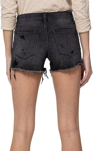 VERVET من Flying Monkey شورت جينز رمادي داكن متوسط ​​الارتفاع in Saudi Arabia