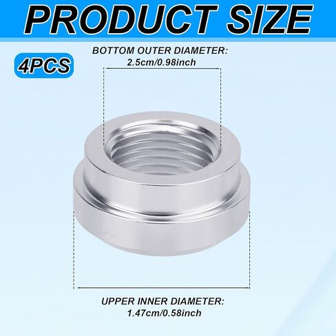 4 قطعة كبل لحام أنثى، ألومنيوم 3/8 بوصة NPT أنبوب أنثى ملولب لحام على كبل قابل للحام مناسب لخزان الوقود مشعب السحب الفائض in Kuwait