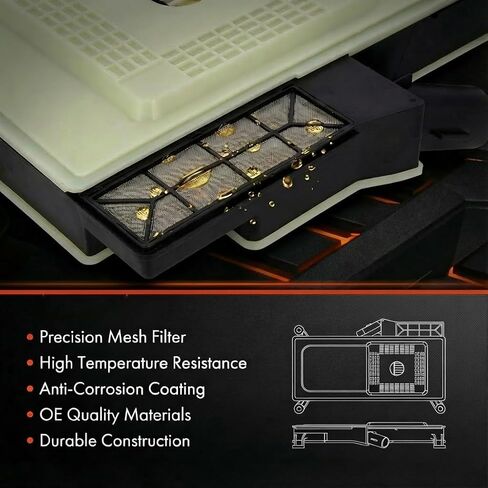 فلتر ناقل الحركة متوافق مع Ford F-250 F-350 F-450 F-550 Super Duty (2020-2025) - يناسب ناقل الحركة 10R140 10 سرعات 6.7L Powerstroke Diesel / 7.3L Gas - يستبدل LC3Z-7G186-A FT221 in Kuwait