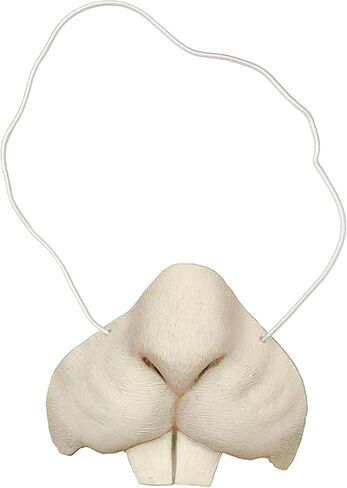 Mouse Nose | Rat Nose Mask | Mouse Costume Noses | Animal Snout Mask | Dress Up Mouses Noses | Animal Snout Costume | Rat Noses Prosthetic | Elastic Strap | Beige in Saudi Arabia