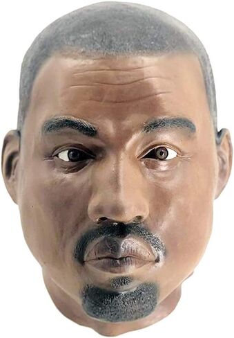 Realistic Black Man Latex Mask Celebrity Male Man Rubber Mask Halloween Novelty Costume Party in Saudi Arabia
