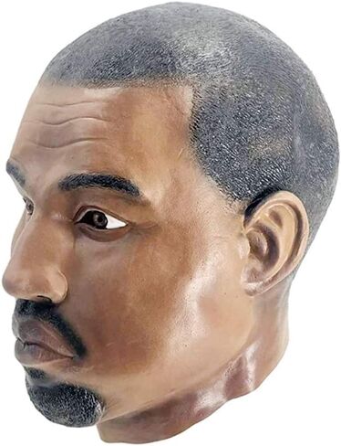 Realistic Black Man Latex Mask Celebrity Male Man Rubber Mask Halloween Novelty Costume Party in Saudi Arabia