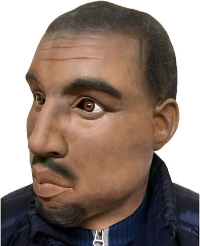 Realistic Black Man Latex Mask Celebrity Male Man Rubber Mask Halloween Novelty Costume Party in Saudi Arabia