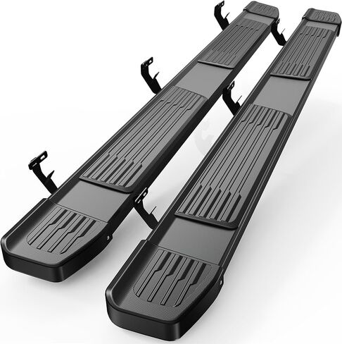 AUTOSAVER88 6 Inches Running Boards Compatible with 2009-2018 RAM 1500, 2010-2026 RAM 2500/3500, 2019-2024 RAM 1500 Classic Crew Cab, Black Side Steps Stainless Steel Nerf Bars in Saudi Arabia