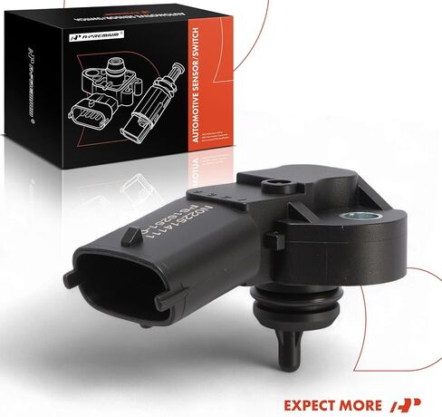 A-Premium Fuel Pressure Sensor [4 Blades] Compatible with Volvo C30 2008-2010, S40 2004-2010, V50 2005-2010, 2.4L in Kuwait