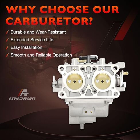 Carburetor Compatible with Kawasaki Mule 3000 3010 3020 2001–2008, Replaces OEM 15003-2766, Fits KAF620 Trans 4x4 Models, with Fuel Pump Spark Plugs in Saudi Arabia