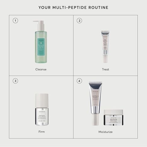 Naturium Multi-Peptide Eye Cream, Smoothing & Anti-Aging Skincare, with Squalene & Hyaluronic Acid, 0.5 oz in Kuwait