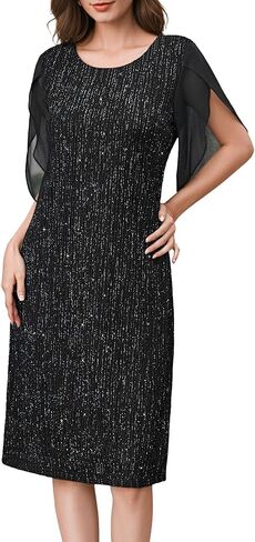 فساتين حفلات الكوكتيل النسائية، فساتين ضيوف حفلات الزفاف الرسمية ذات الأكمام المرفرفة، وحفلات الكوكتيل، وثوب السهرة in Kuwait