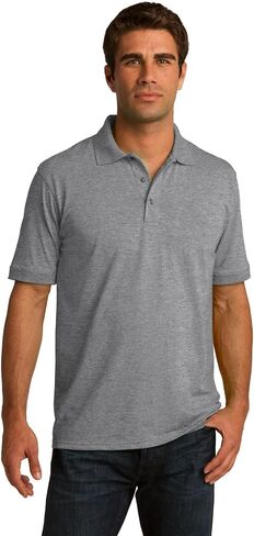 Port & Company Men's Tall 55 Ounce Jersey Knit Polo 2XLT Athletic Maroon in Saudi Arabia