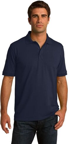 Port & Company Men's Tall 55 Ounce Jersey Knit Polo 2XLT Athletic Maroon in Saudi Arabia