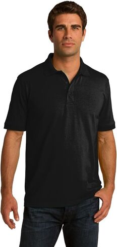 Port & Company Men's Tall 55 Ounce Jersey Knit Polo 2XLT Athletic Maroon in Saudi Arabia