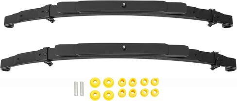 Leaf Spring Compatible with 2005-2014 Nissan Xterra 1.5" Lift for Medium Load Steel & Plastic Powder Coated Black in Saudi Arabia