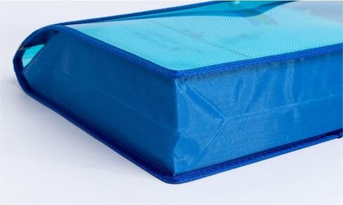 High Capacity Document Folder with Button Closure, Waterproof Plastic Envelope, Set of 5 Colors, A4 Size in Saudi Arabia