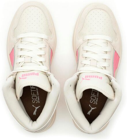 PUMA Kids Girls Rebound Layup Cozy Girl High Sneakers Shoes Casual - White in Saudi Arabia