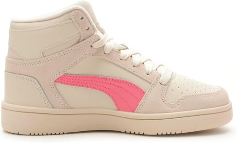 PUMA Kids Girls Rebound Layup Cozy Girl High Sneakers Shoes Casual - White in Saudi Arabia