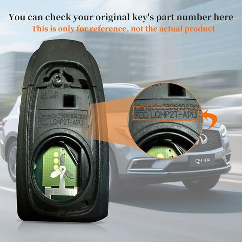 KEYECU Car Key Fob Replacement for Volvo S60 S80 V70 XC70 XC90 2004-2015 FCC ID: LQNP2T-APU Smart Remote Control Keyfob 5 Buttons 315MHz ID48 Chip in Saudi Arabia