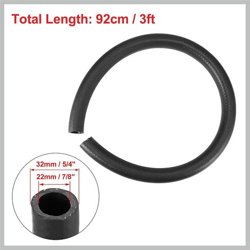 3ft خط الوقود 7/8 "ID 5/4" OD خرطوم دفع على خرطوم للمحركات الصغيرة النتريل أنابيب المطاط خرطوم استبدال قطع غيار السيارات in Saudi Arabia