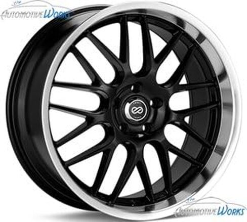 Enkei 469-880-4445BK LUSSO عجلة الأداء 18x8 +45 5x112 طلاء أسود in Saudi Arabia