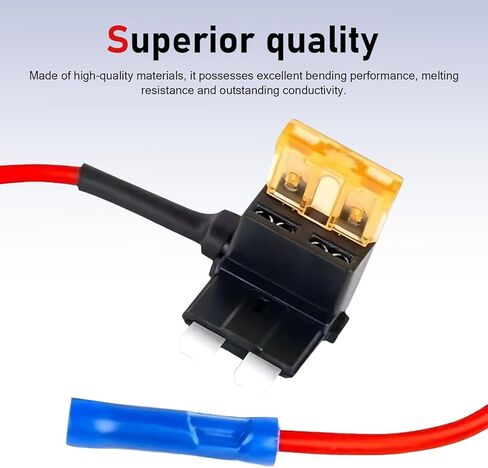 8 PCS Car Fuse Taps, Add-a-circuit Fuse Tap Adapter Kit, 12 V Dual Slots Low Voltage Adapter, Mini & Low Profile & Micro 2 & ATO 4 Types for Most Cars Trucks Boats (Multicolored) in Saudi Arabia