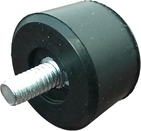 OCS Parts 3/8" Set of 4 Adjustable Rubber Bumper Feet, Levelers, 8-32 Thread Size in Saudi Arabia