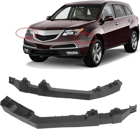 مجموعة دعامة تثبيت المصد الأمامي متوافقة مع Acura MDX 3.7L 2007 2008 2009 2010 2011 2012 2013، الجانب الأيسر والأيمن in Kuwait
