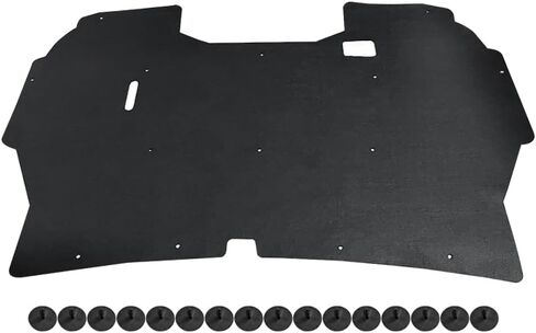 Hood Insulation Pad, Truck Under Hood Insulation Pad Heat Shield with Clips Fits for 1992-1996 Ford F150 & 1992-1997 F250 F350 in Saudi Arabia