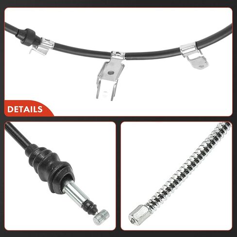 مجموعة كابل فرامل انتظار جانب الركاب الخلفي A-Premium متوافقة مع موديلات Honda: CR-V CRV 1997 1998 1999 2000 2001، 2.0L in Kuwait
