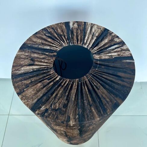 غطاء شجرة من الألياف اللدنة من NIVIUS PHOTO للدلاء المعدنية الأسطوانية - زخرفة جذعية خشبية واقعية لحفلات الديناصورات، ومناسبات أعياد الميلاد ذات طابع الغابة/الغابة in Kuwait