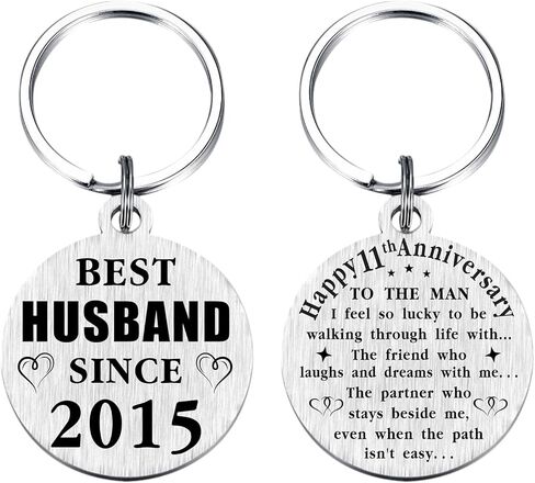 TANWIH 11th Wedding Anniversary Keychain Gifts, 11 Year Anniversary Decoration in Kuwait