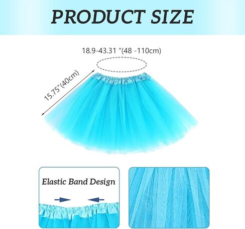 مجموعة أزياء مكونة من 4 قطع من التول الأزرق، قمصان Dr Suess Thing 1 تتضمن تنانير قصيرة وعصابة رأس طويلة وركبة وفخذك وجوارب مخططة عالية وقفازات لأزياء شخصيات الكتب للأطفال in Kuwait