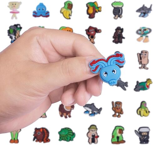36 Pcs Italian Brainrot Shoe Charms for Clog, DIY Shoe & Bracelet Wristband Party Gifts Decoration Accessories in Saudi Arabia