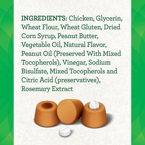 Greenies Pill Pockets Soft Dog Treats, Peanut Butter, Tablet, 3.2 Oz. (Pack Of 6) in Saudi Arabia